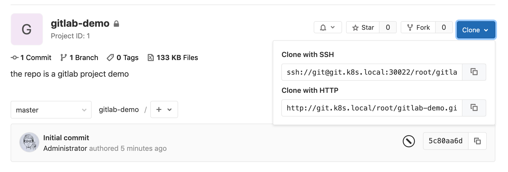 gitlab ssh